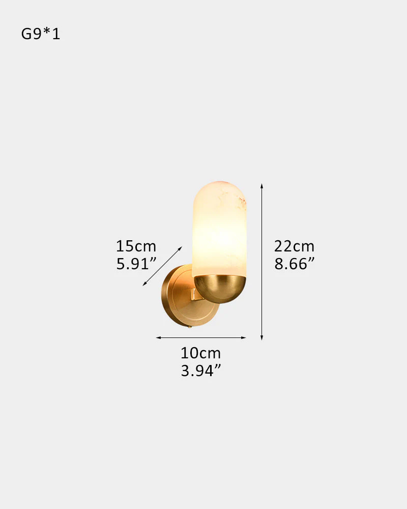 Alabaster Luxury Moonshade Brass Chandelier for dining room - Image 16