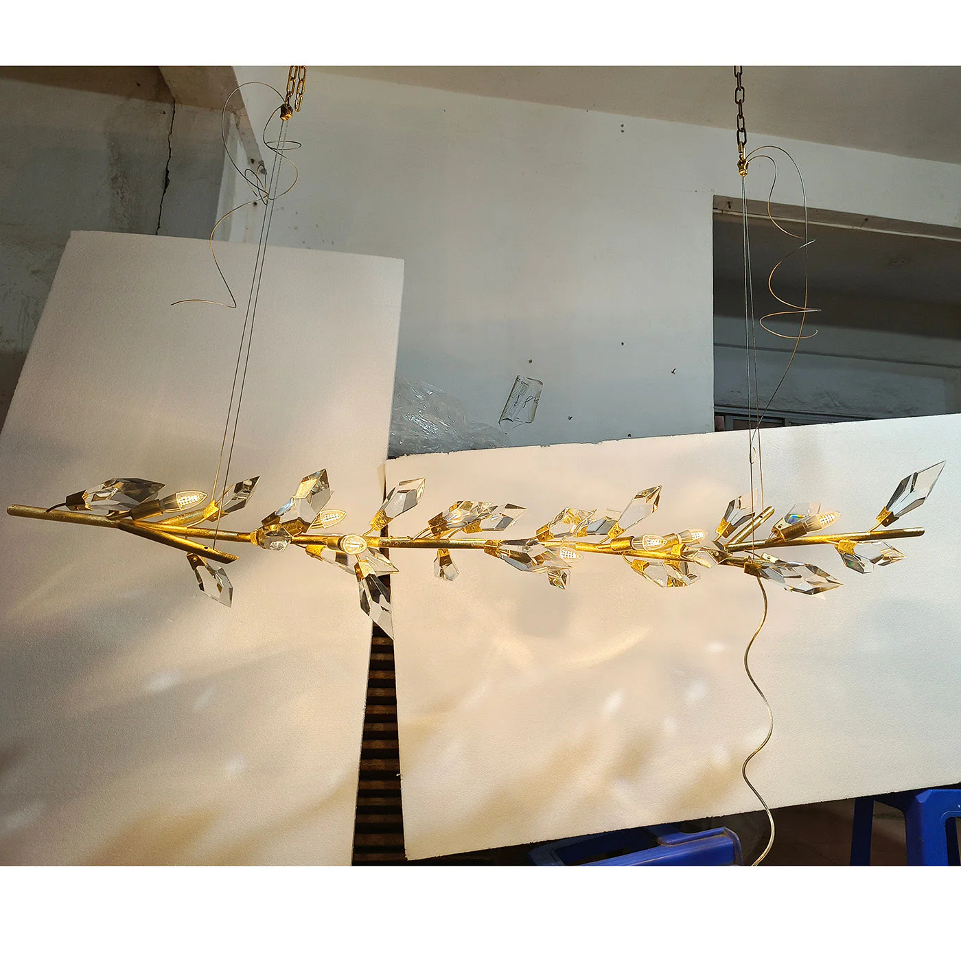 Addison 72" Linear Crystal chandelier - Image 4