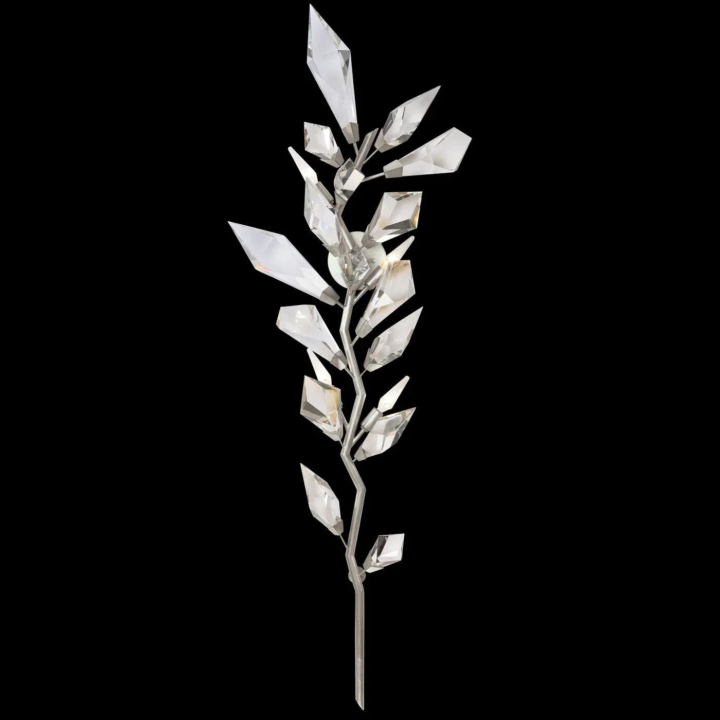 Addison 58" Gold&Silver Crystal Sconce - Image 3