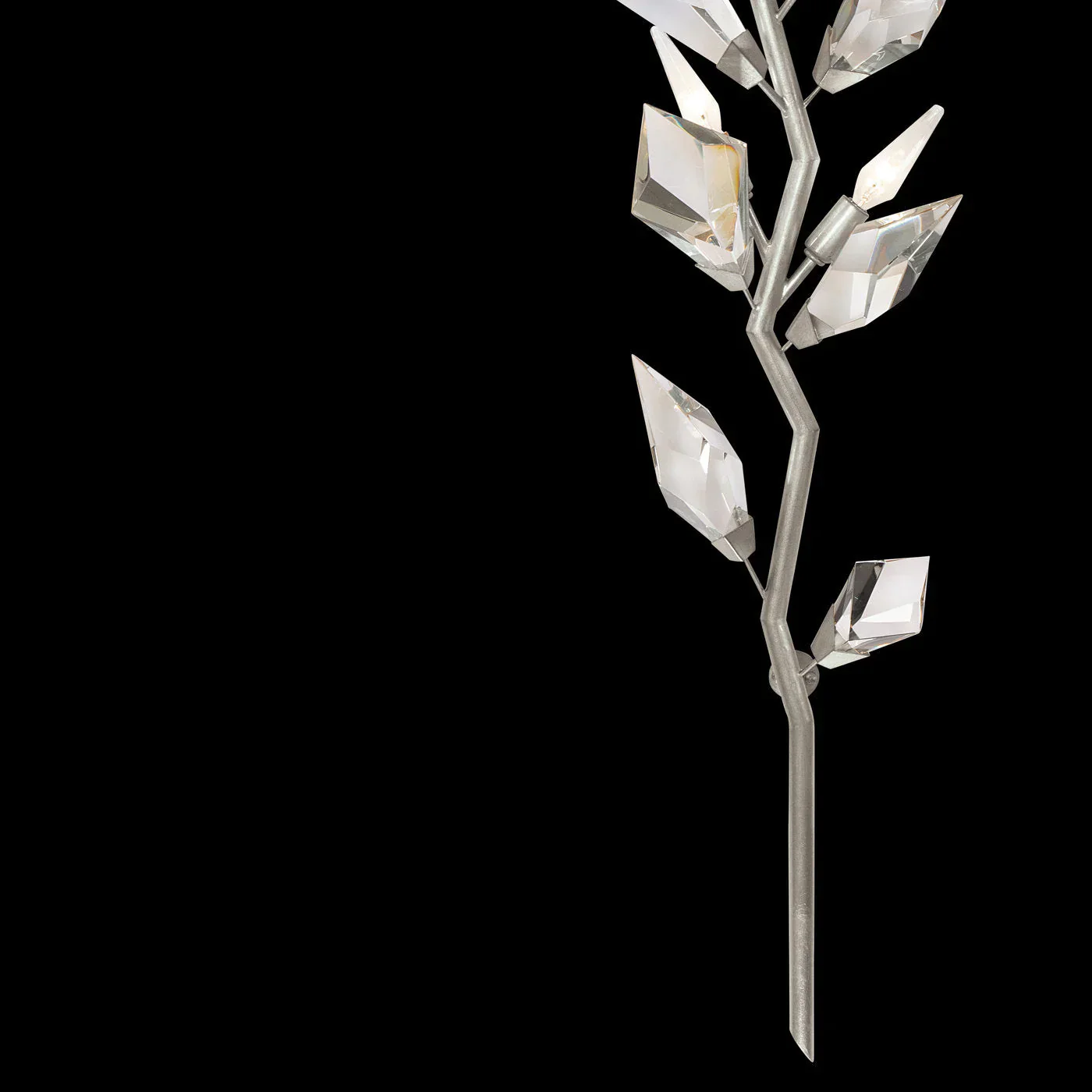 Addison 58" Gold&Silver Crystal Sconce - Image 5