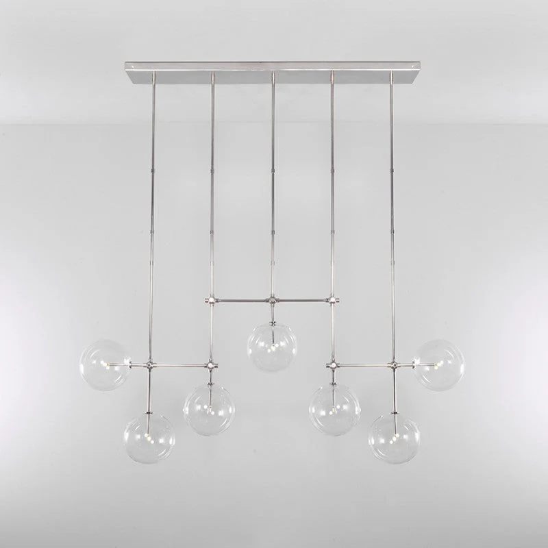 Aero 7-Light Modern Brass Chandelier - Image 4