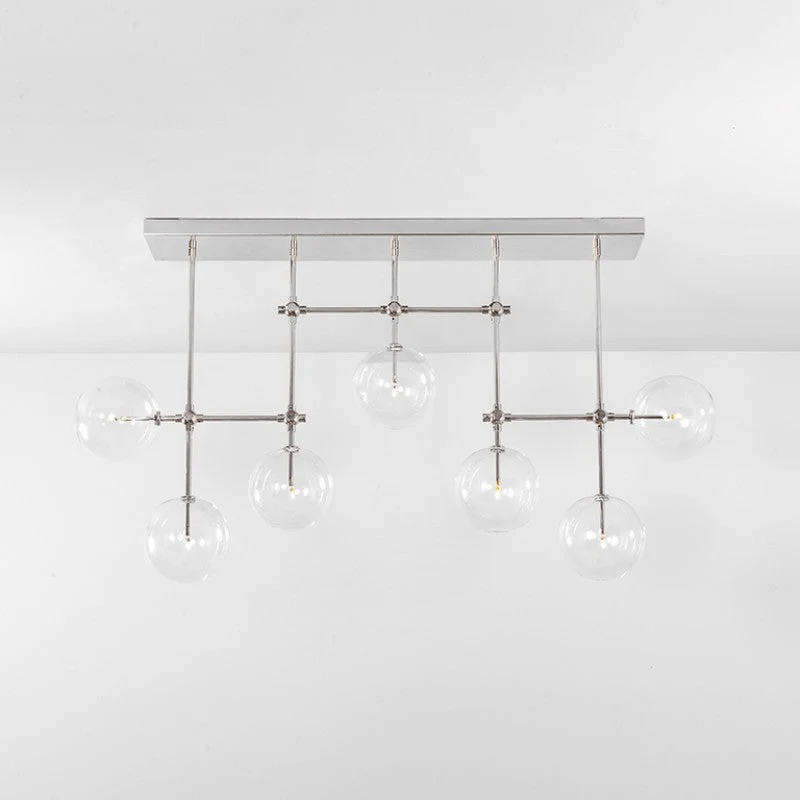 Aero 7-Light Modern Brass Chandelier - Image 5