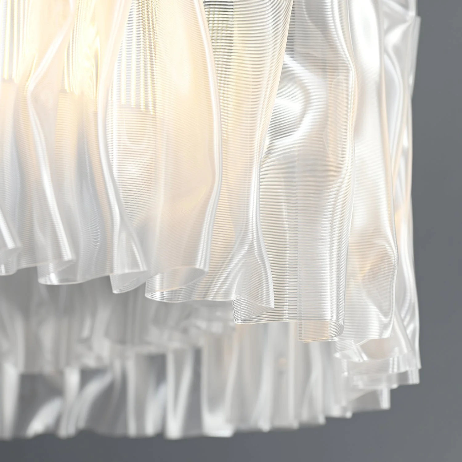 Accordéon Suspension Silver Pendant Light - Image 19