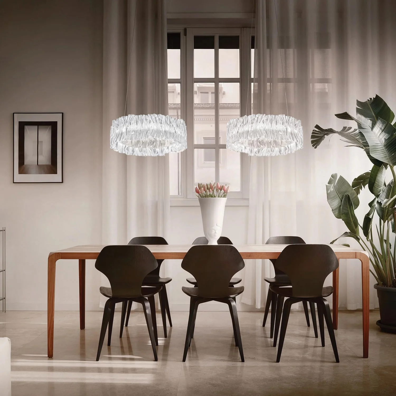 Accordéon Suspension Silver Pendant Light - Image 3