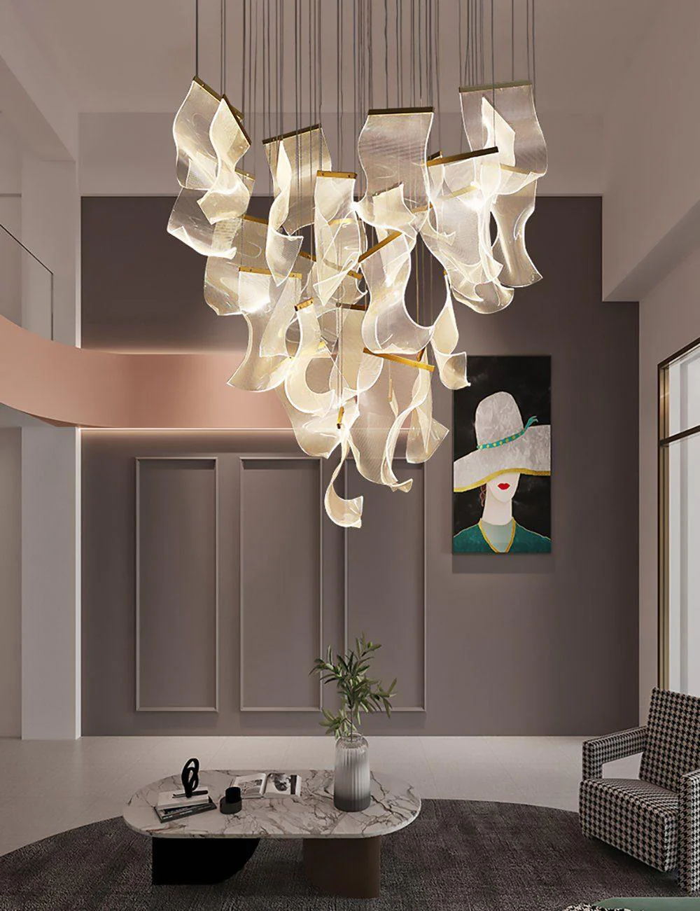 Acrylic LED Chandelier - Image 28