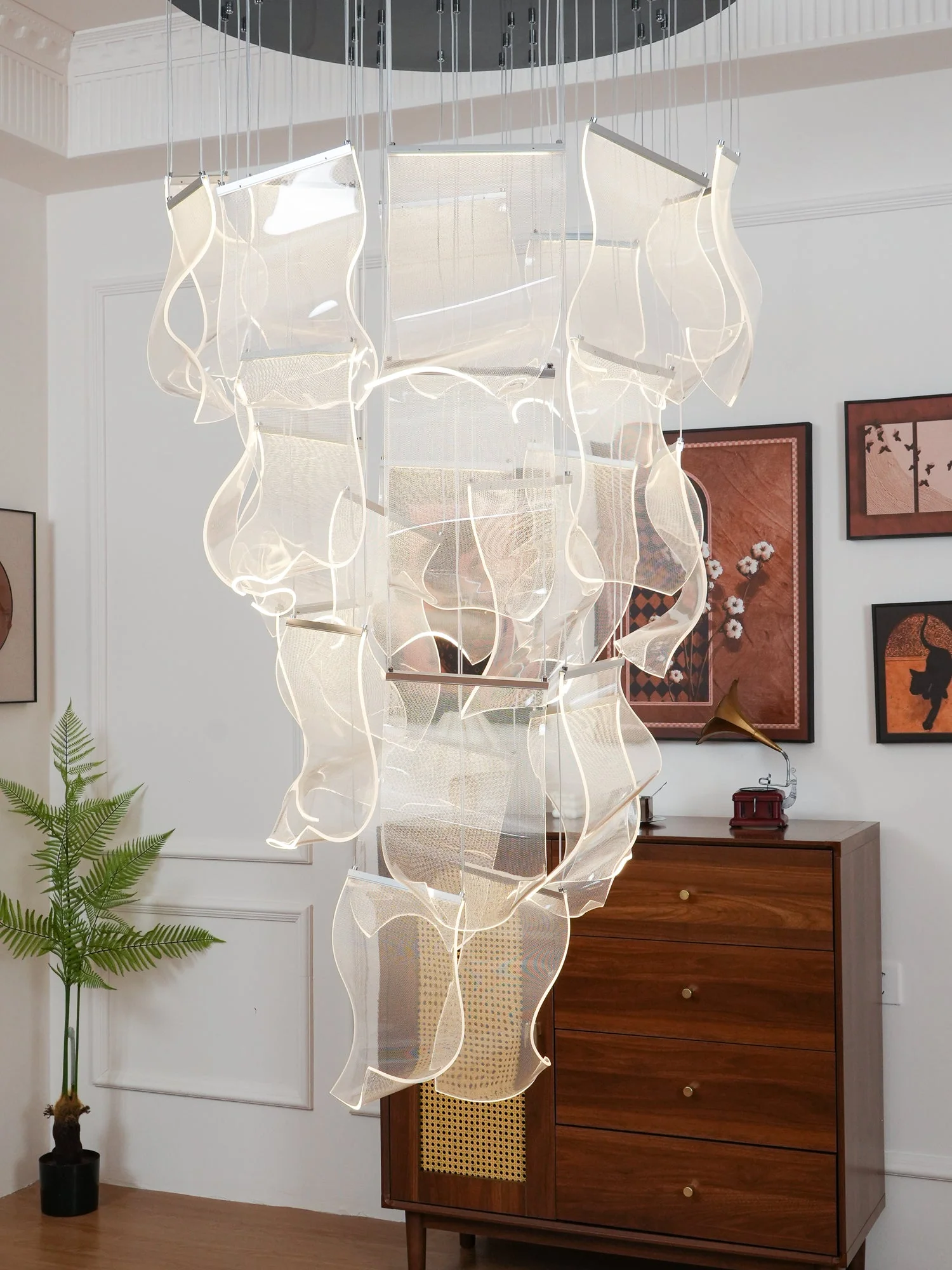 Acrylic LED Chandelier - Image 55