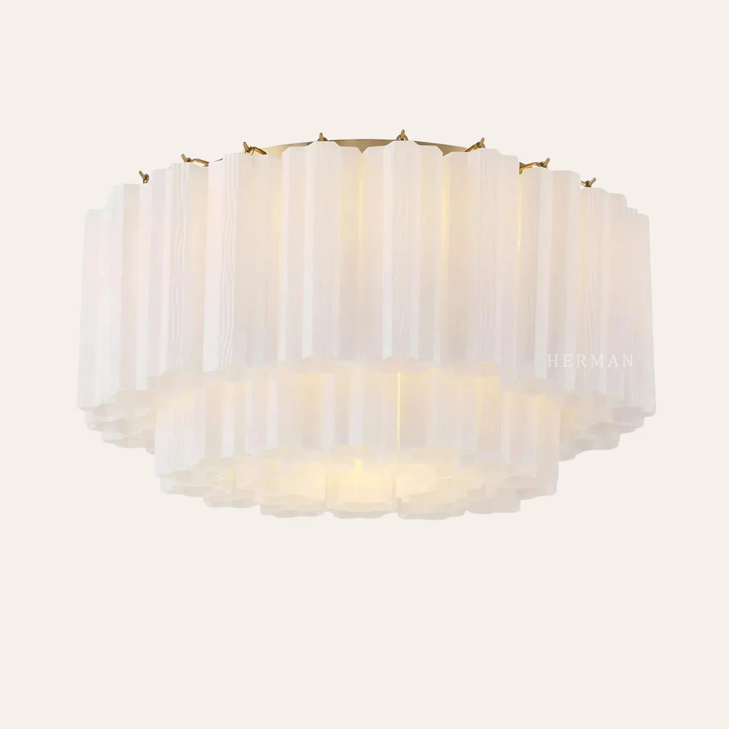 Addis Murano Glass Flushmount 22"/32" - Image 12