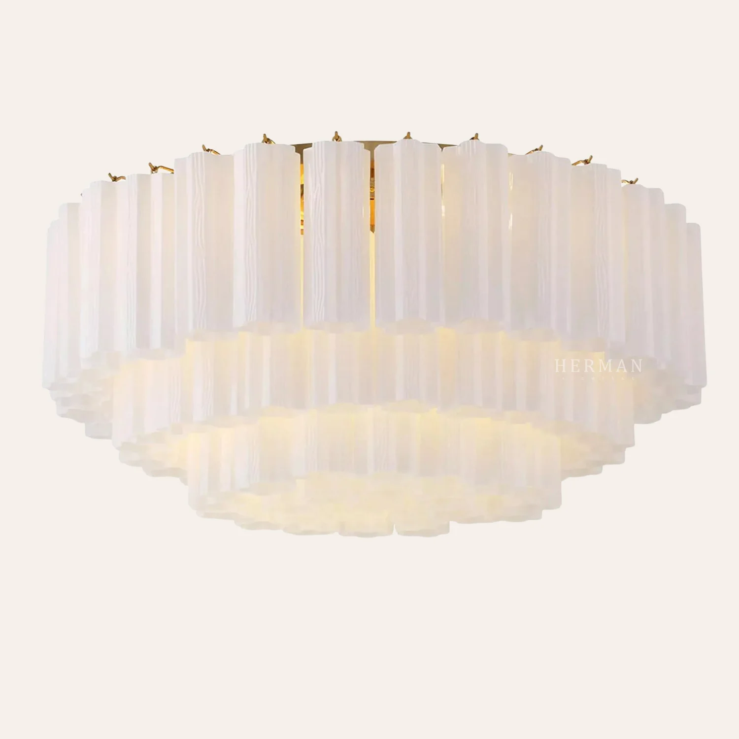 Addis Murano Glass Flushmount 22"/32" - Image 18