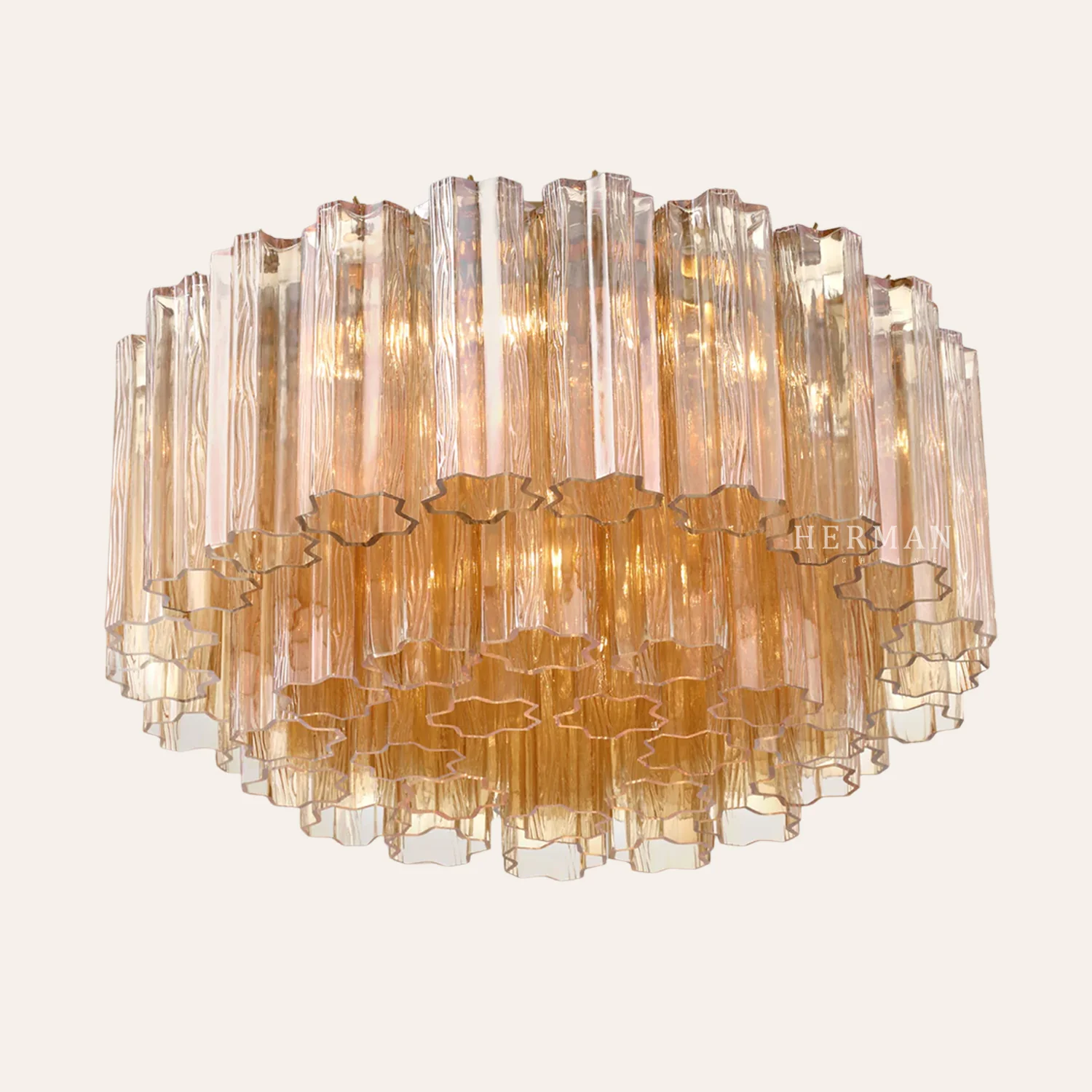 Addis Murano Glass Flushmount 22"/32" - Image 24