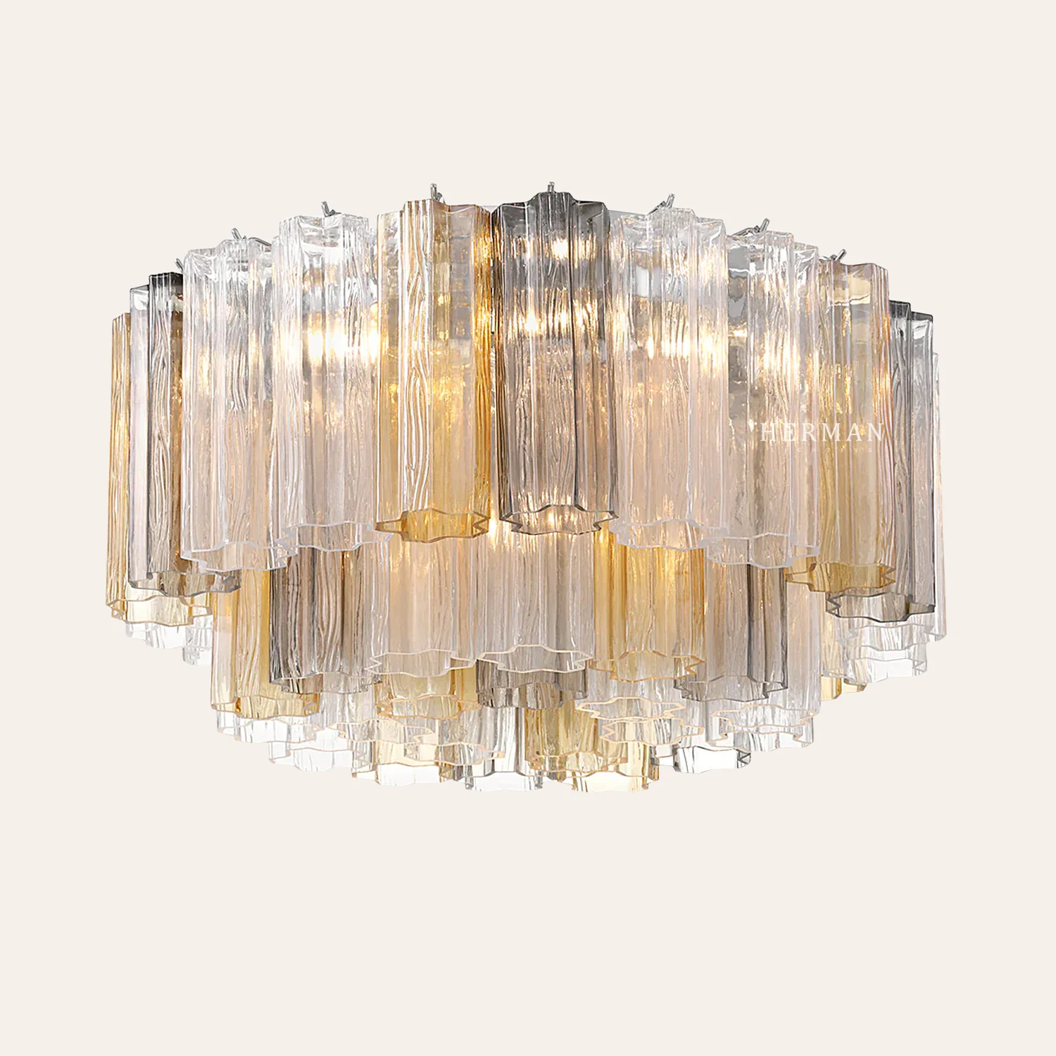 Addis Murano Glass Flushmount 22"/32" - Image 40