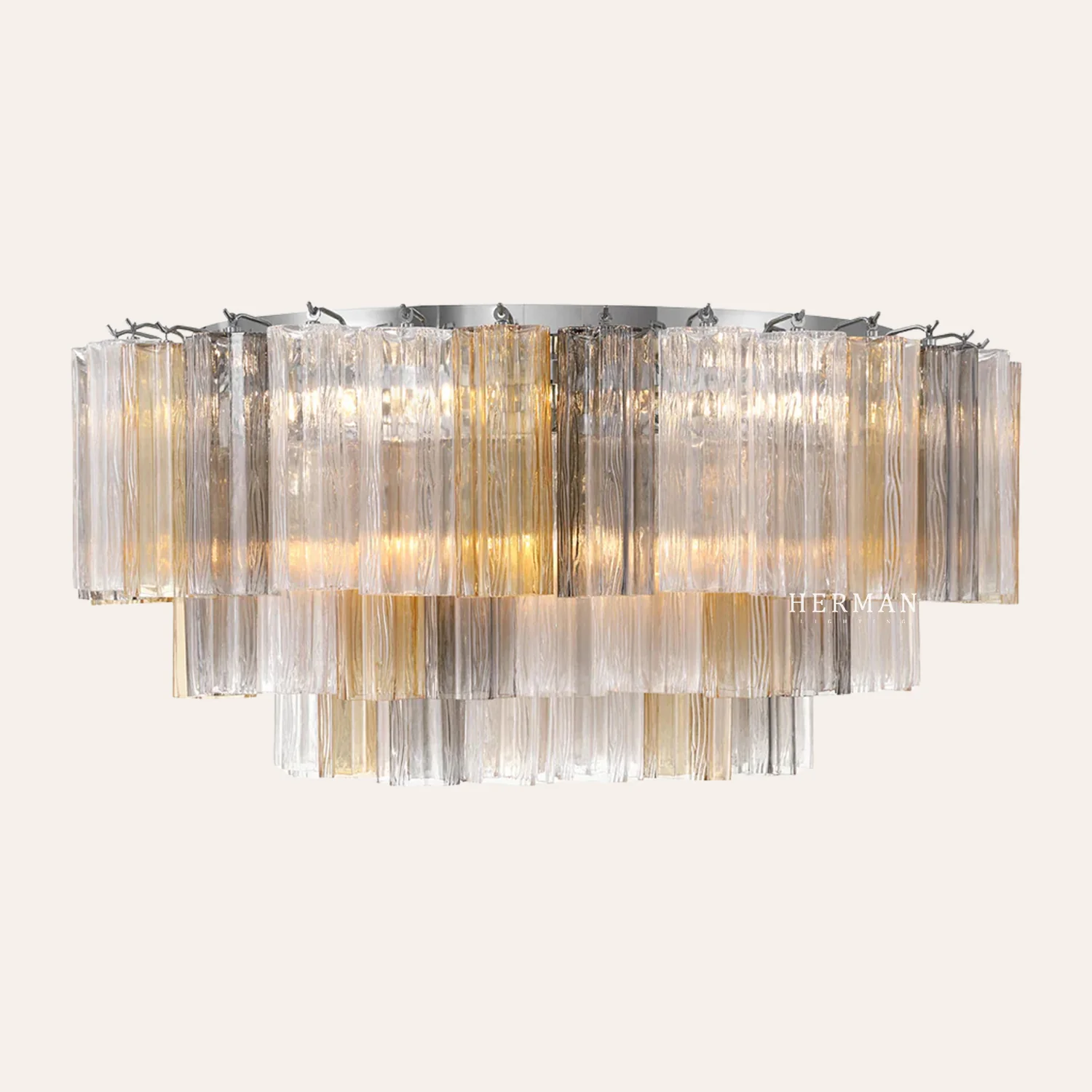 Addis Murano Glass Flushmount 22"/32" - Image 44