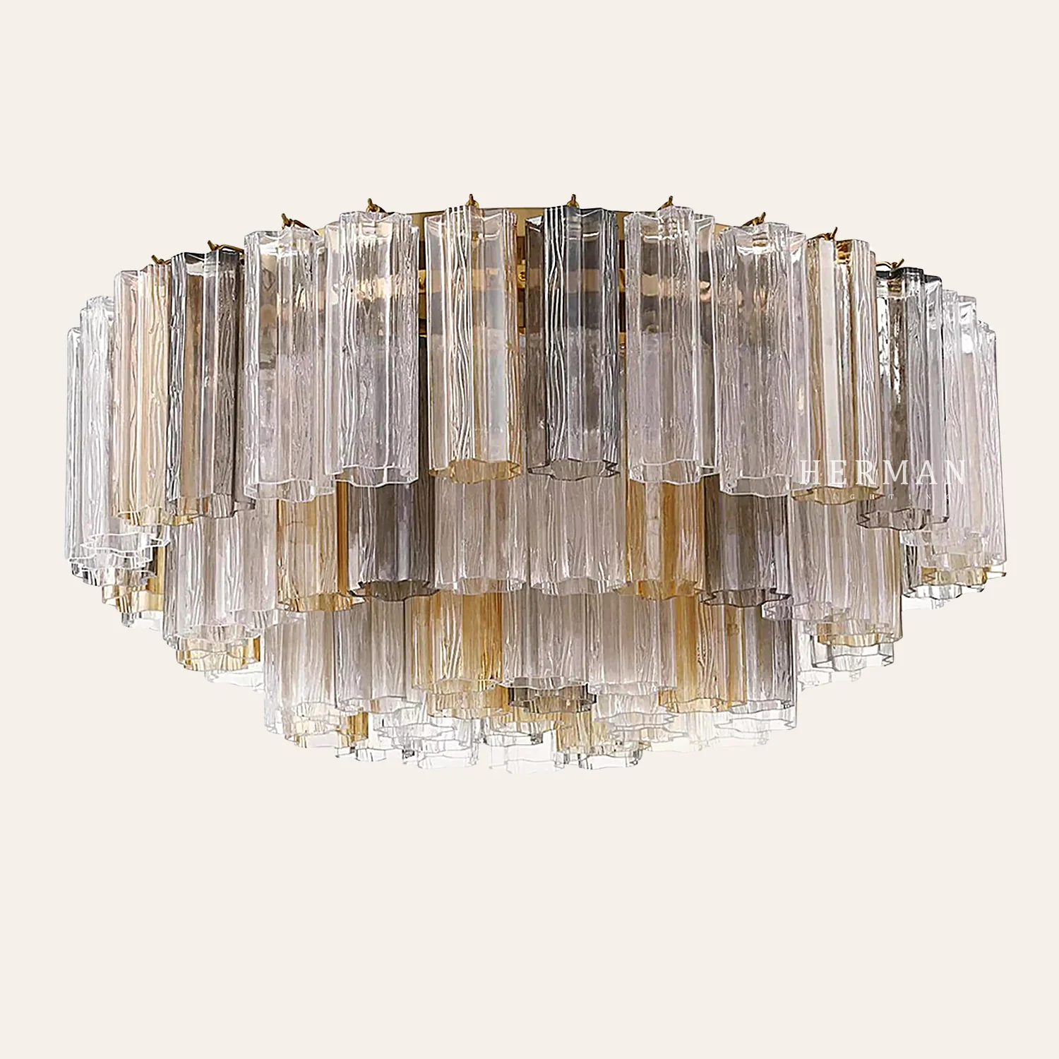 Addis Murano Glass Flushmount 22"/32" - Image 47