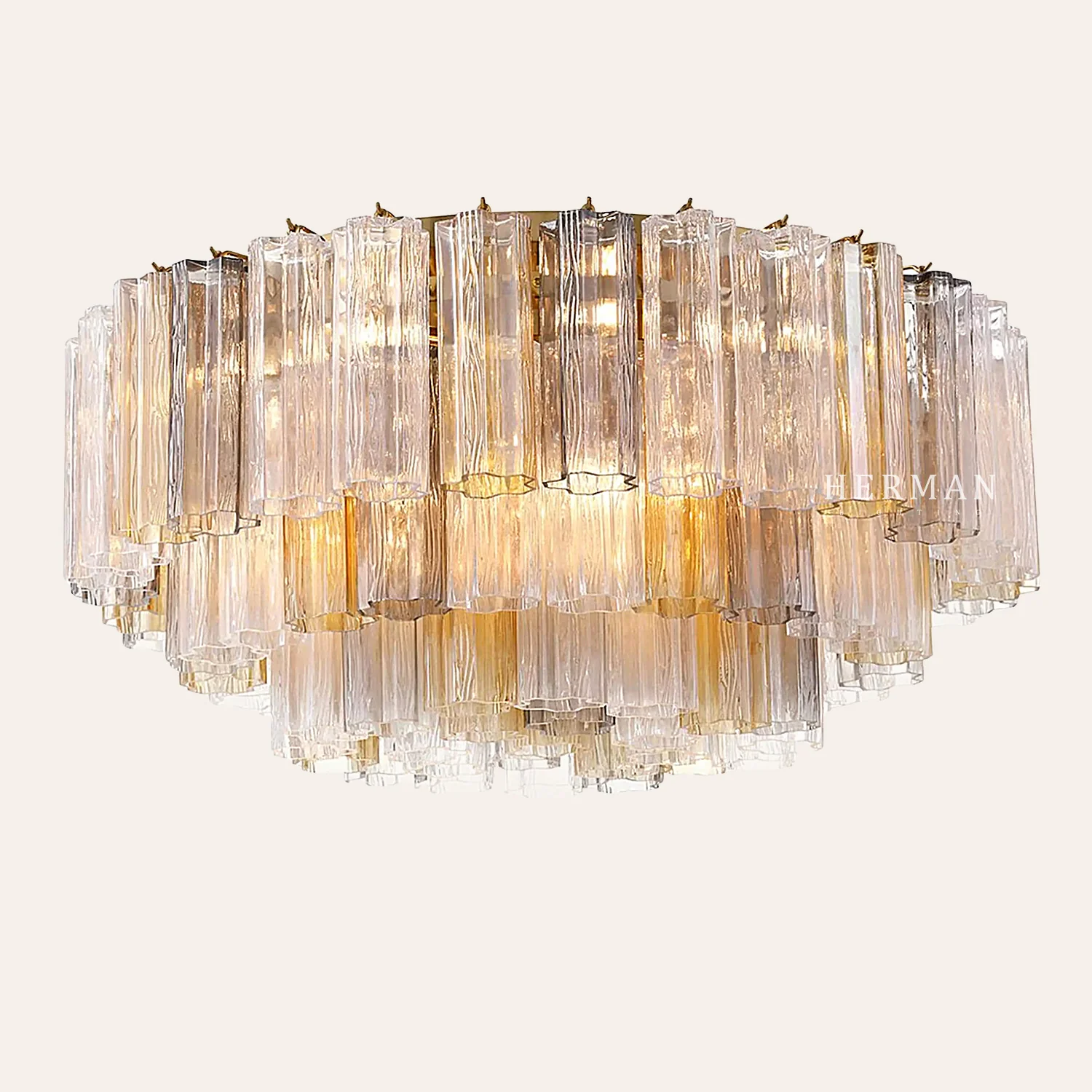 Addis Murano Glass Flushmount 22"/32" - Image 49