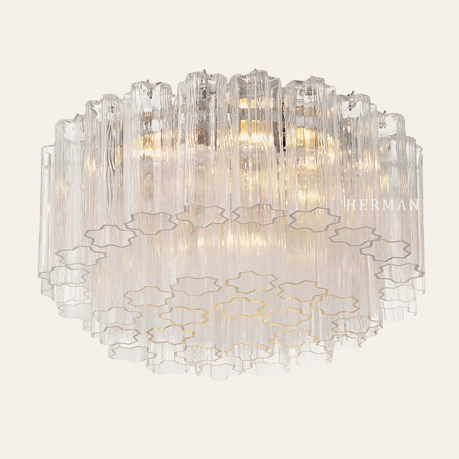 Addis Murano Glass Flushmount 22"/32" - Image 51