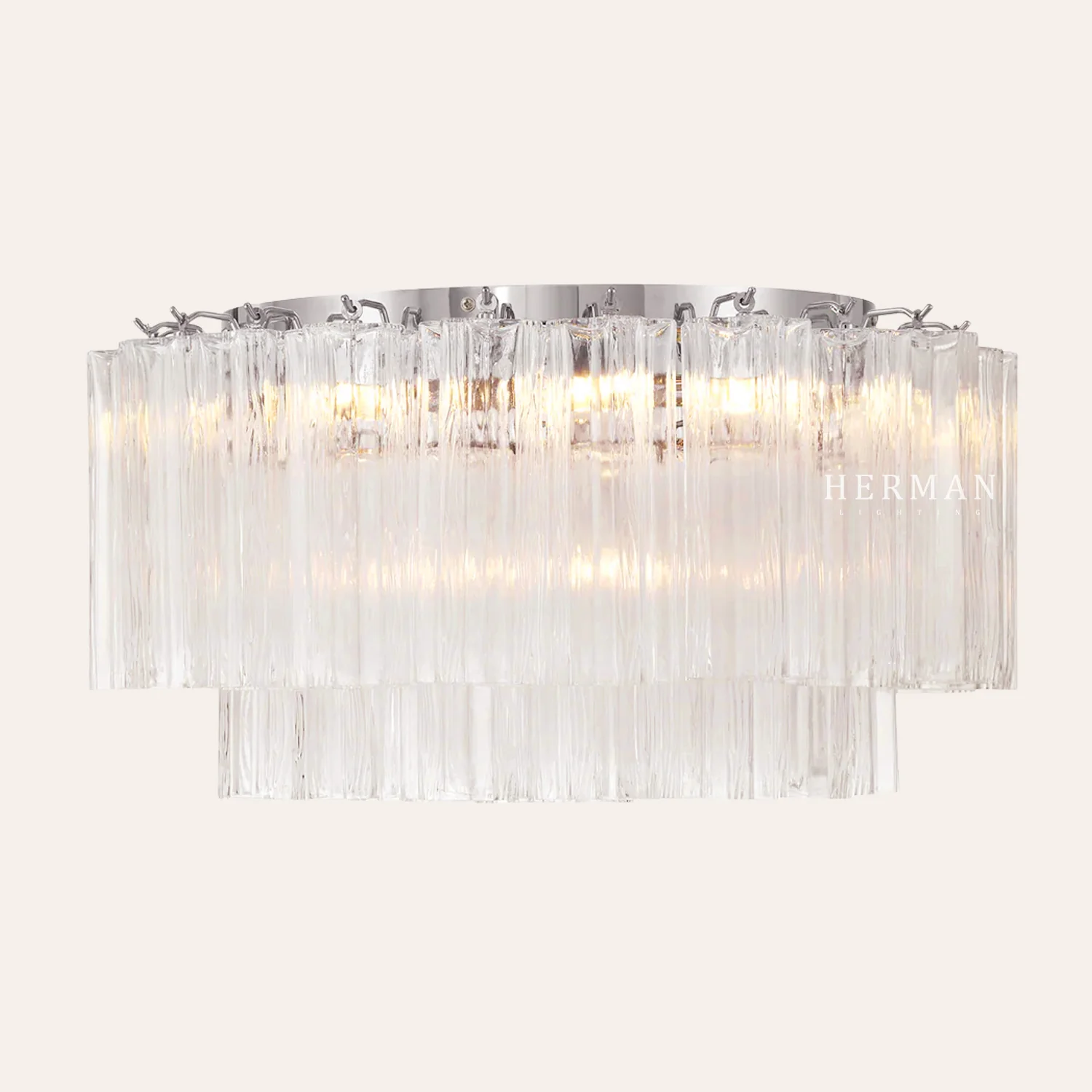 Addis Murano Glass Flushmount 22"/32" - Image 59