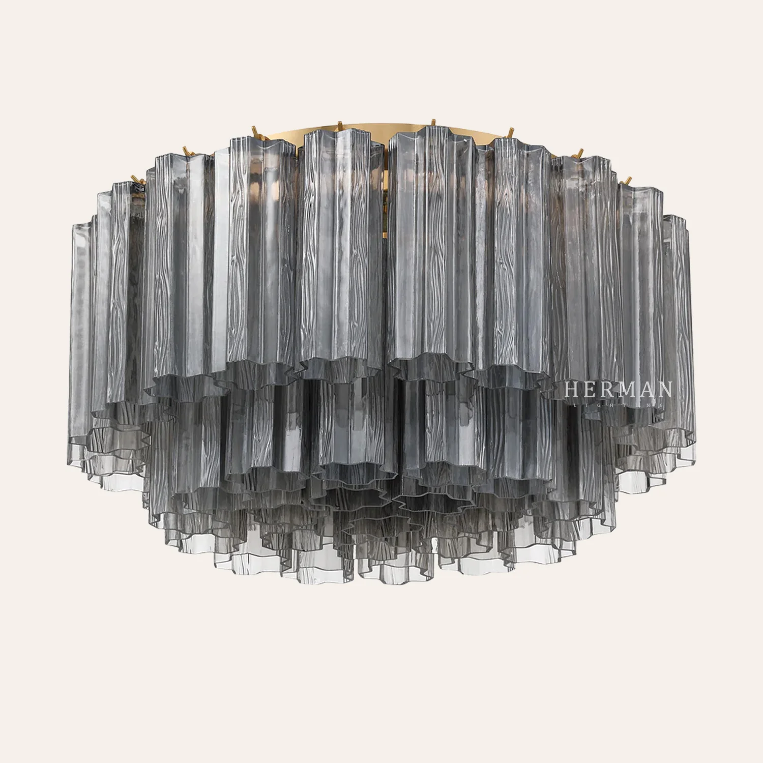Addis Murano Glass Flushmount 22"/32" - Image 65