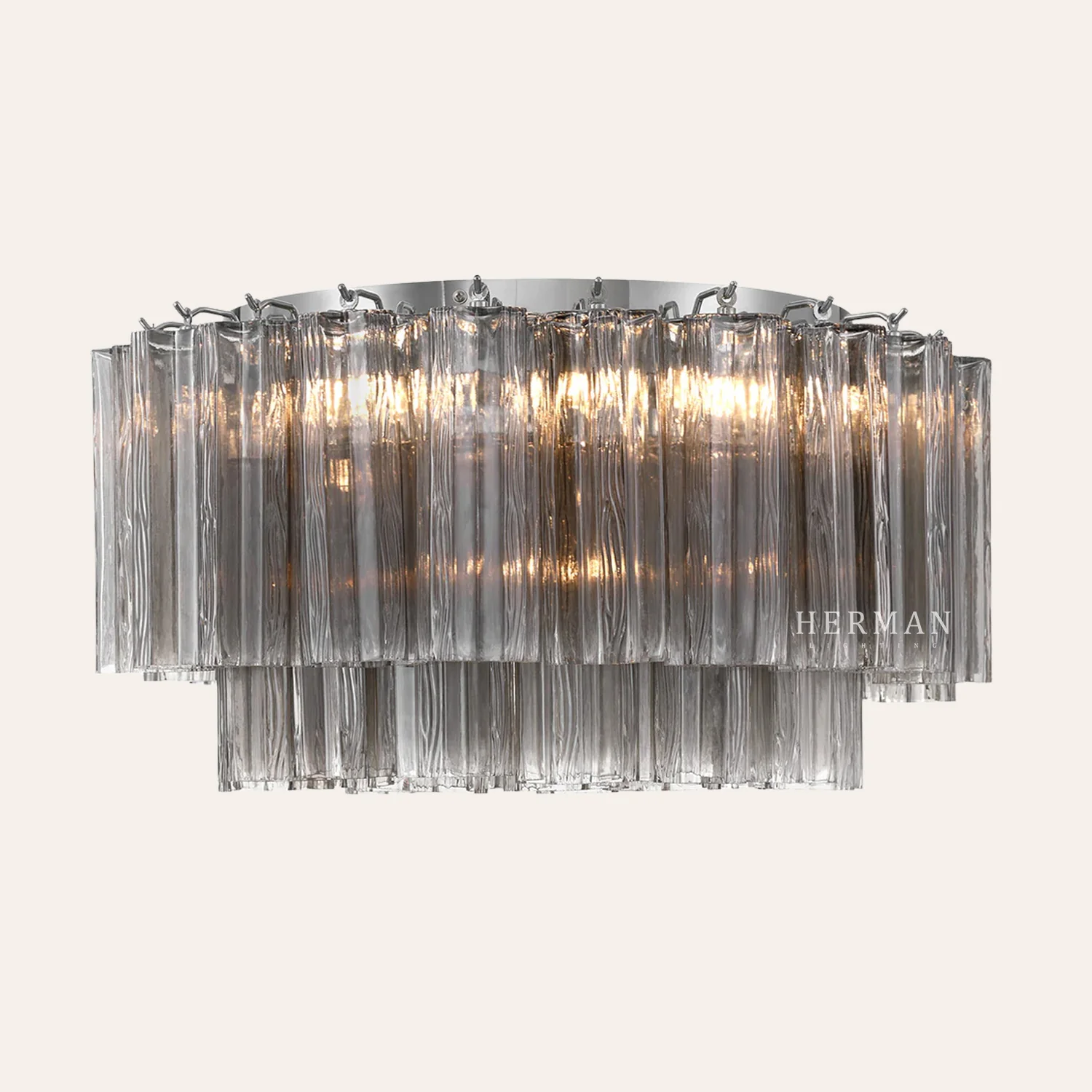 Addis Murano Glass Flushmount 22"/32" - Image 68