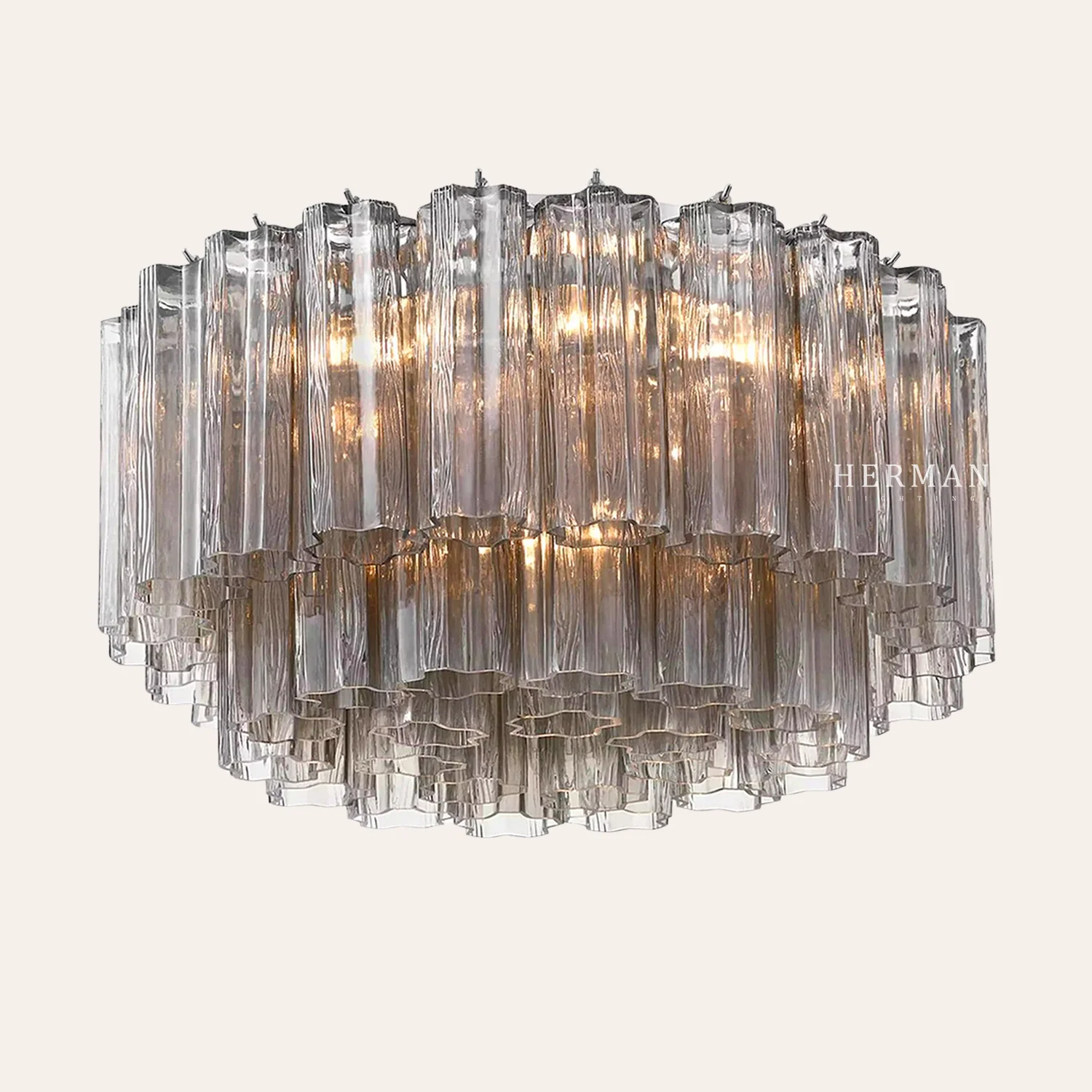 Addis Murano Glass Flushmount 22"/32" - Image 69