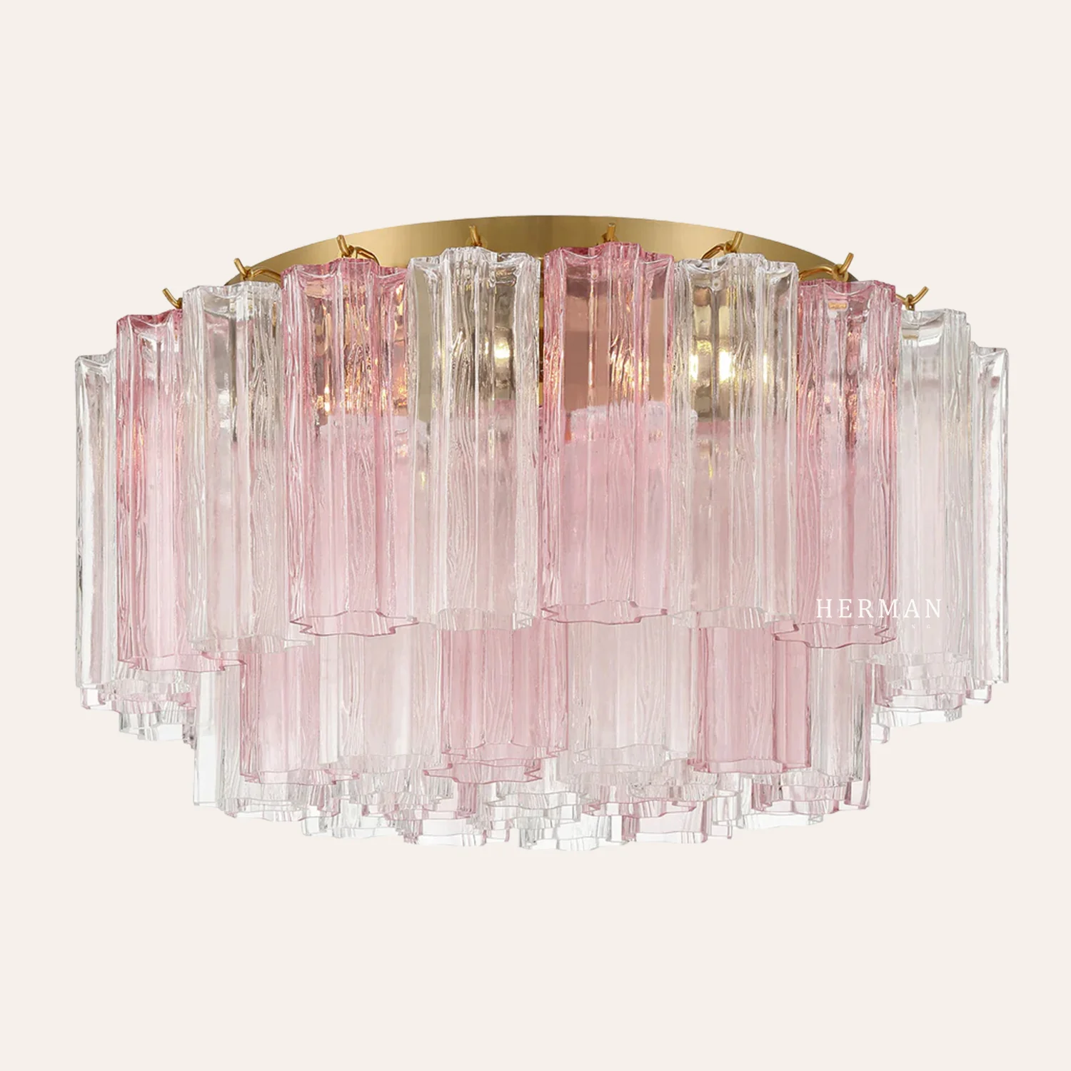Addis Murano Glass Flushmount 22"/32" - Image 77