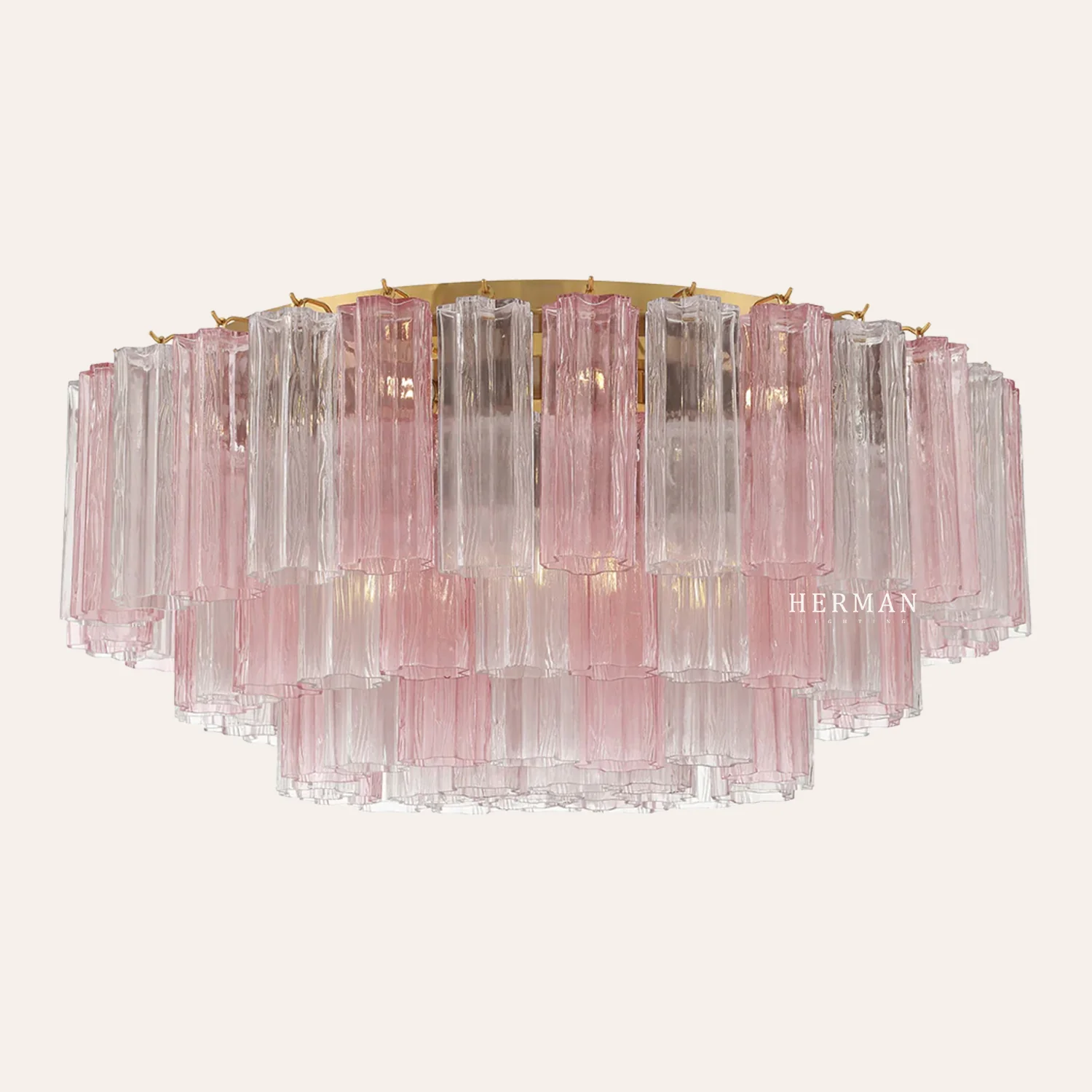 Addis Murano Glass Flushmount 22"/32" - Image 83