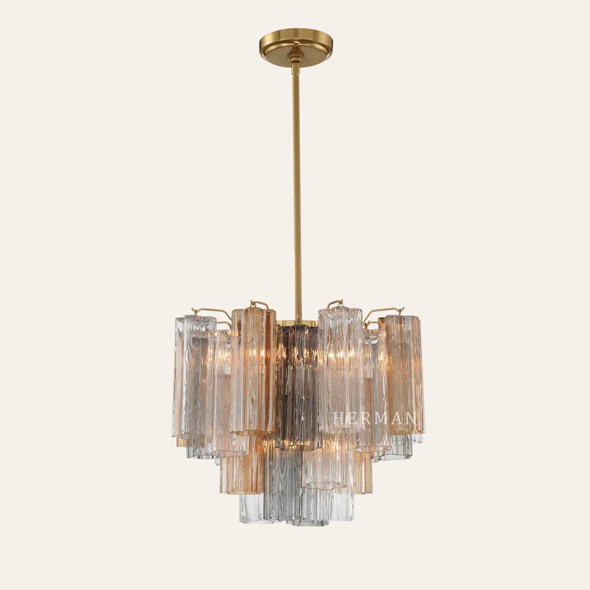 Addis Murano Glass Chandelier 17.8" 19.8" 22" 26.8" 32''D - Image 17