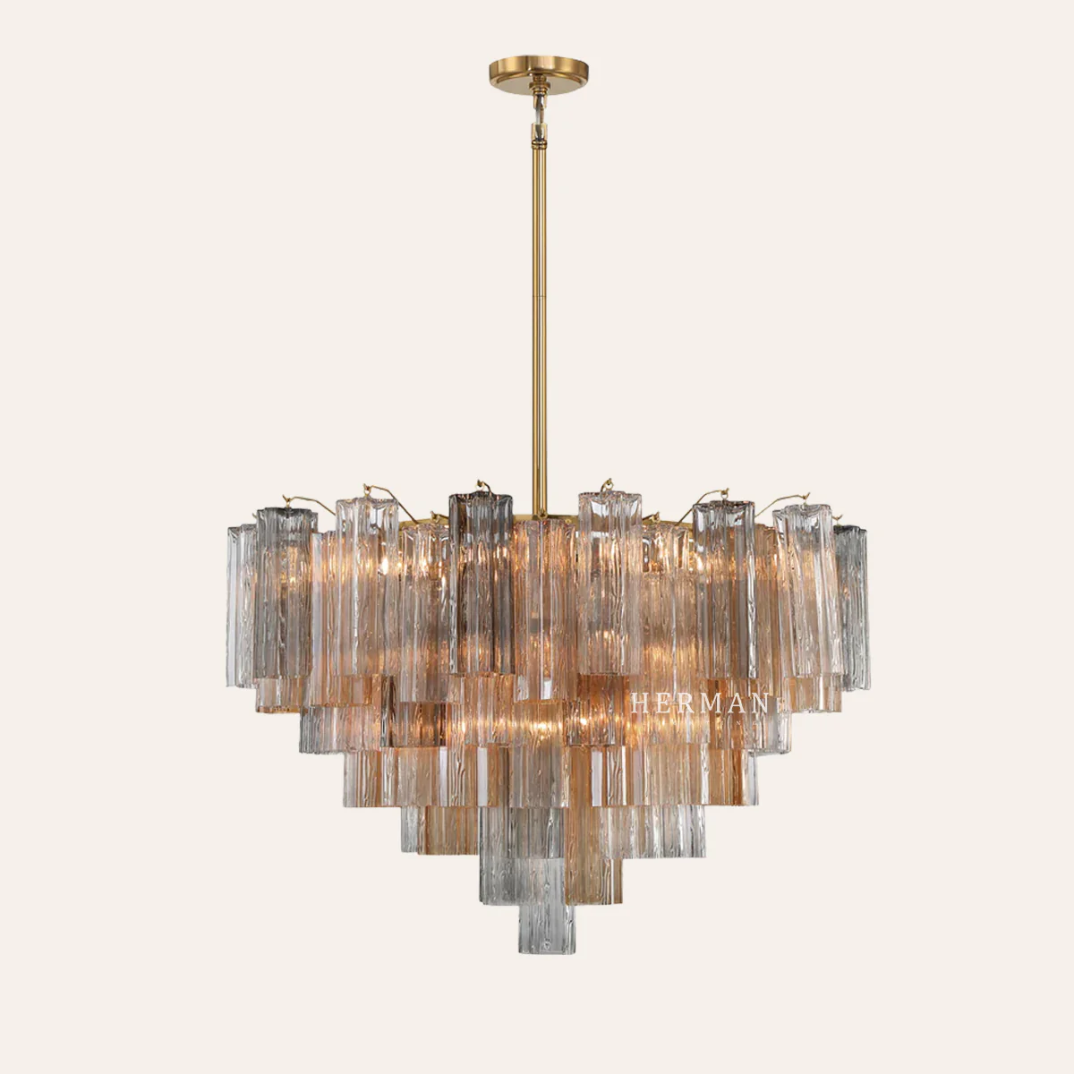Addis Murano Glass Chandelier 17.8" 19.8" 22" 26.8" 32''D - Image 21