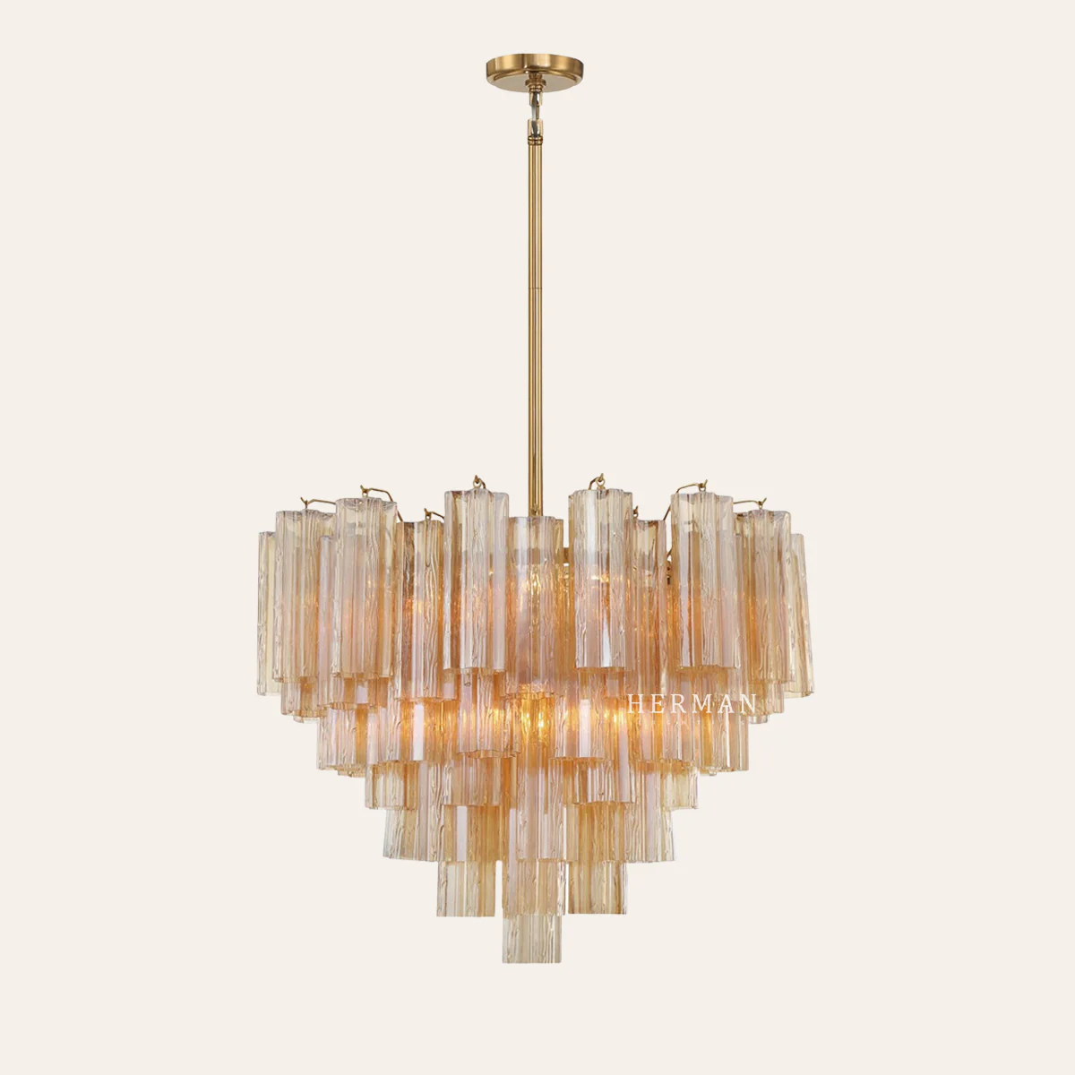 Addis Murano Glass Chandelier 17.8" 19.8" 22" 26.8" 32''D - Image 25