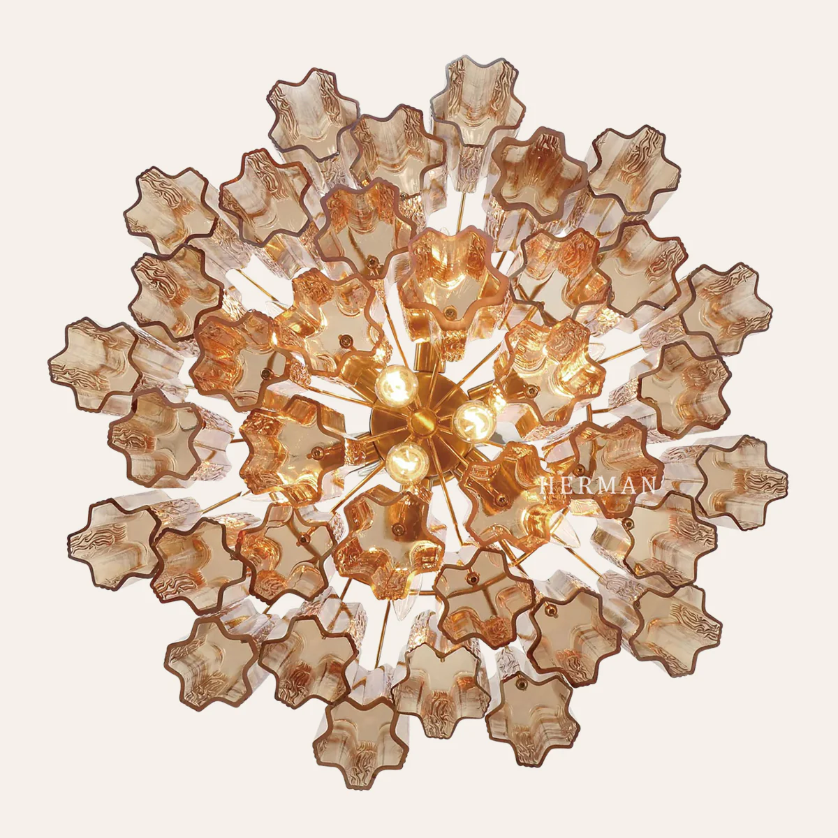 Addis Murano Glass Chandelier 17.8" 19.8" 22" 26.8" 32''D - Image 28