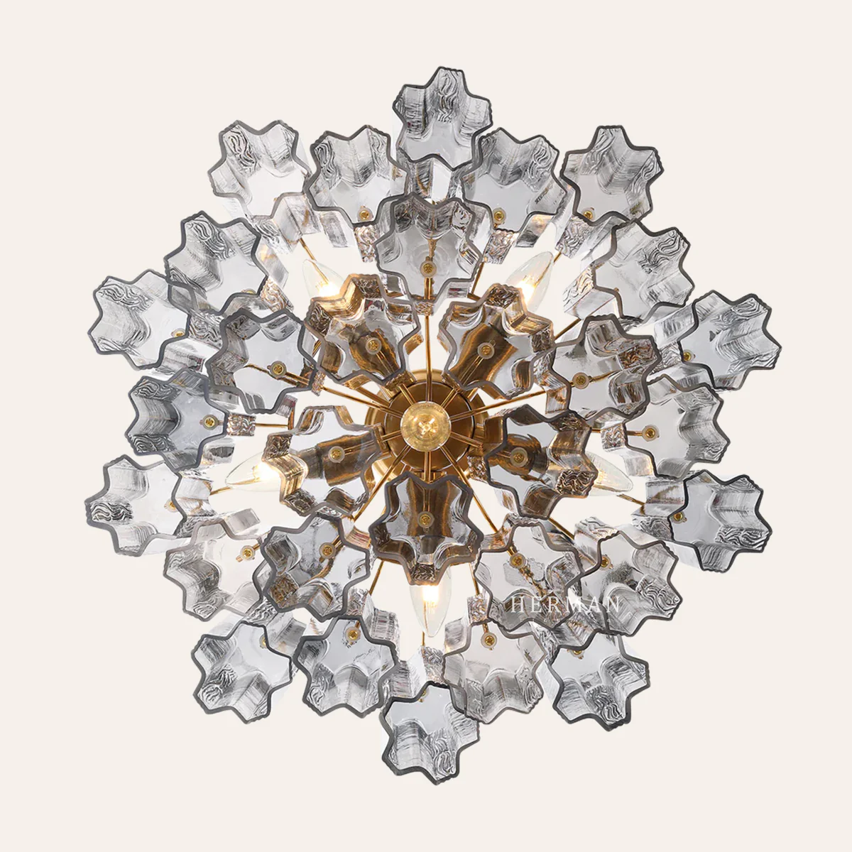 Addis Murano Glass Chandelier 17.8" 19.8" 22" 26.8" 32''D - Image 53
