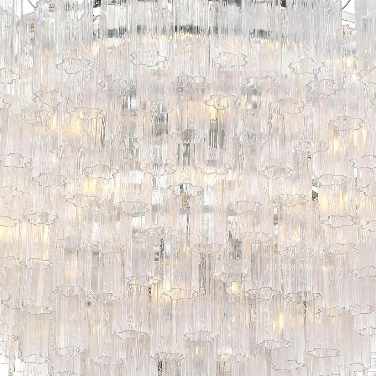 Addis Murano Glass 40 Light Chandelier 62" W - Image 24