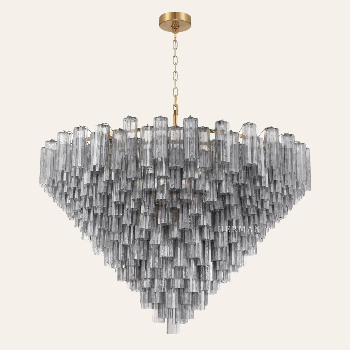 Addis Murano Glass 40 Light Chandelier 62" W - Image 29
