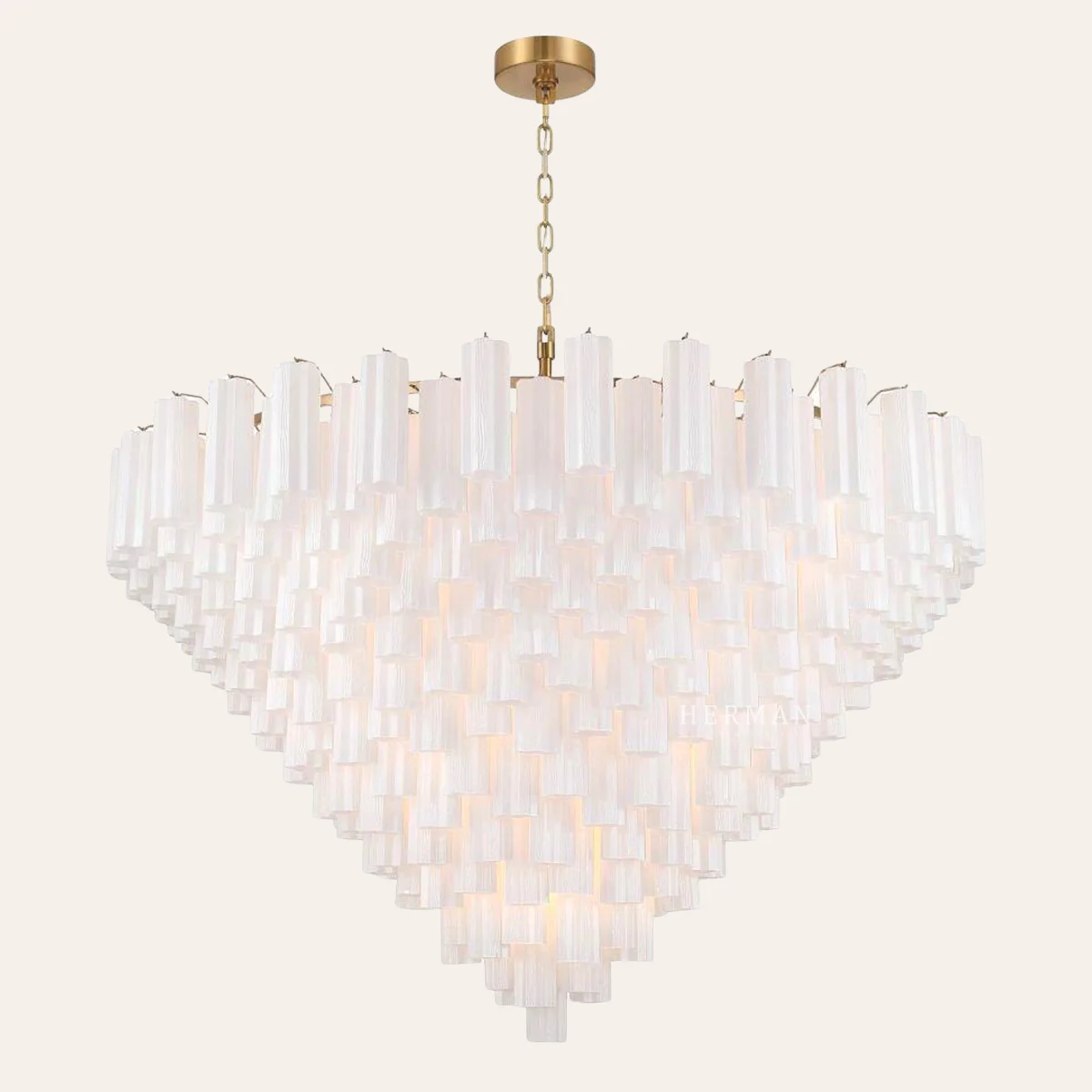 Addis Murano Glass 40 Light Chandelier 62" W - Image 34