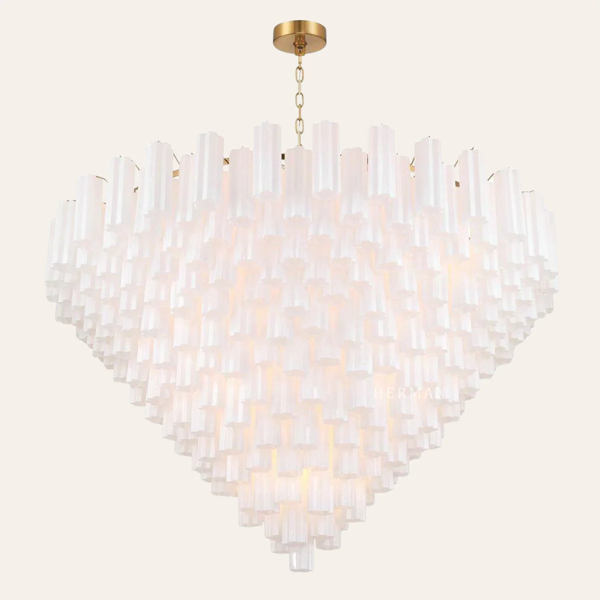 Addis Murano Glass 40 Light Chandelier 62" W - Image 36