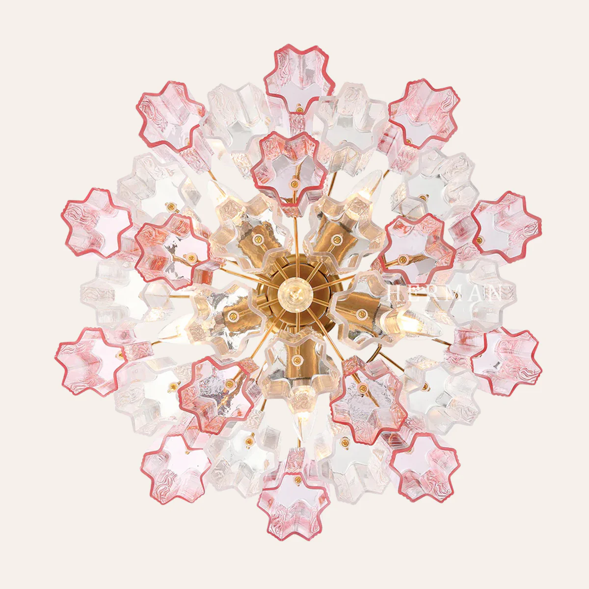 Addis Murano Glass Semi-Flush Ceiling Mount 17''W - Image 25