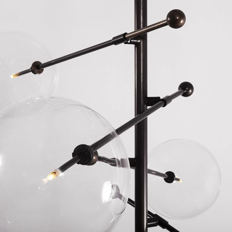 Aero 12-Light Modern Brass Chandelier - Image 10