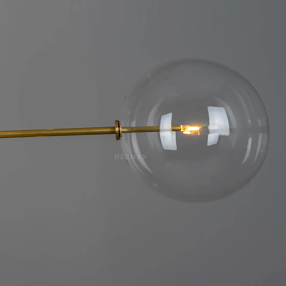 Aero 12-Light Modern Brass Chandelier - Image 16