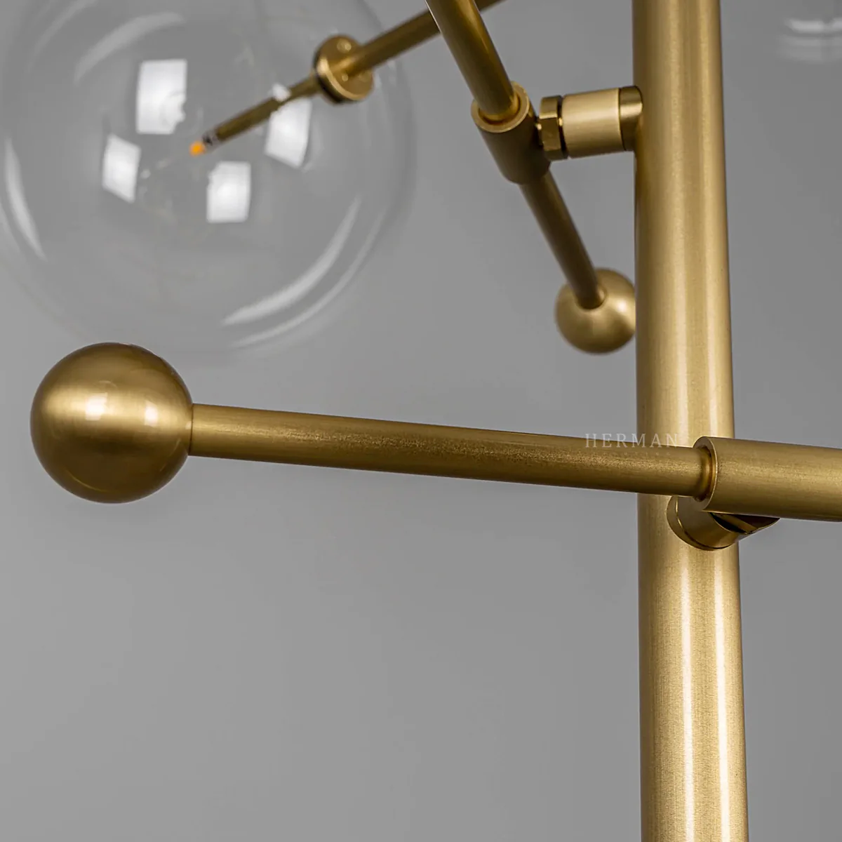 Aero 12-Light Modern Brass Chandelier - Image 18