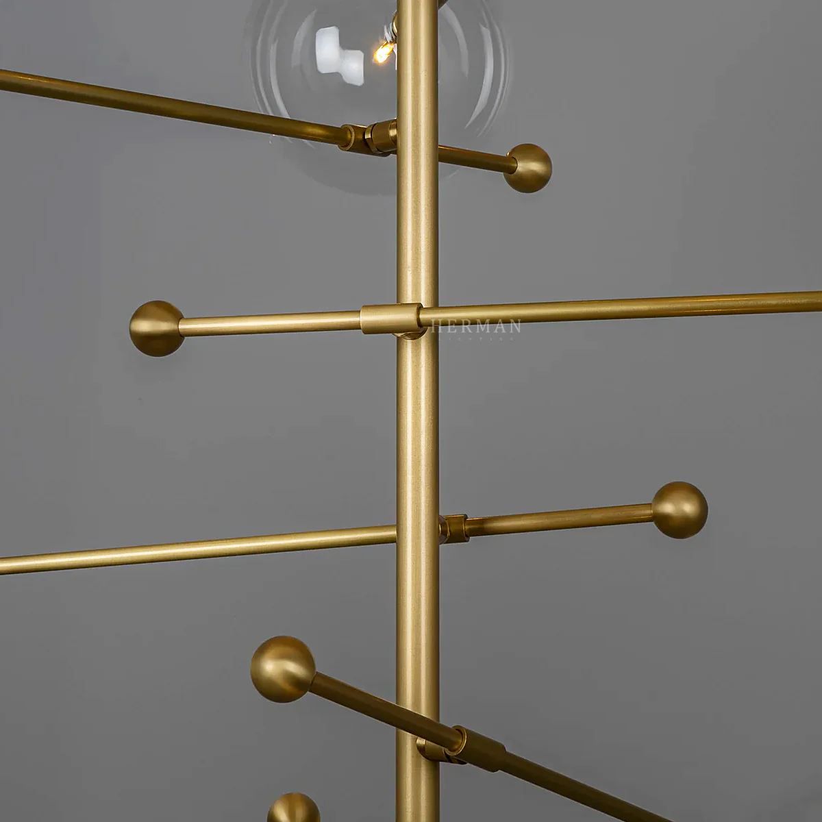 Aero 12-Light Modern Brass Chandelier - Image 19