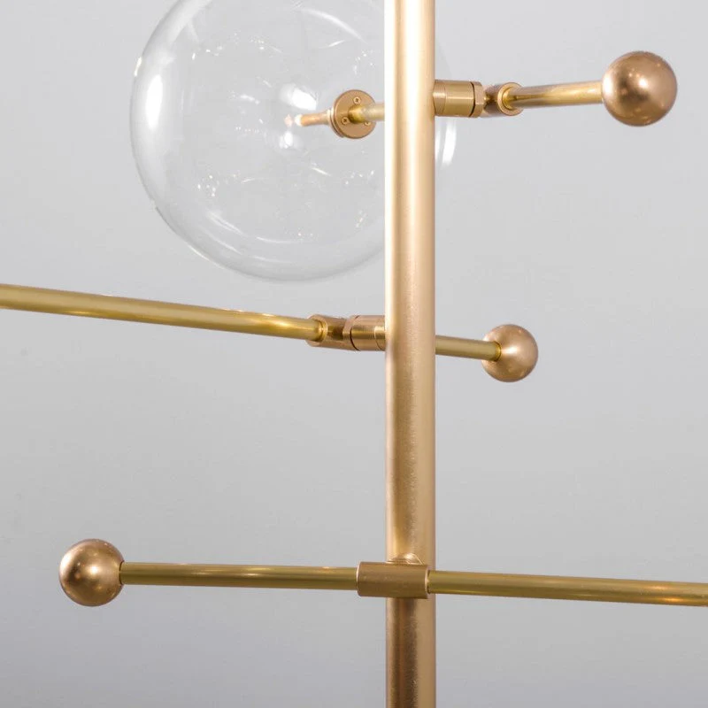 Aero 12-Light Modern Brass Chandelier - Image 7