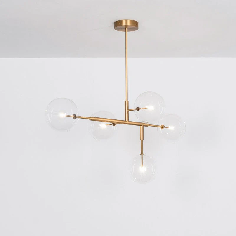 Aero 5-Light Modern Brass Chandelier - Image 2