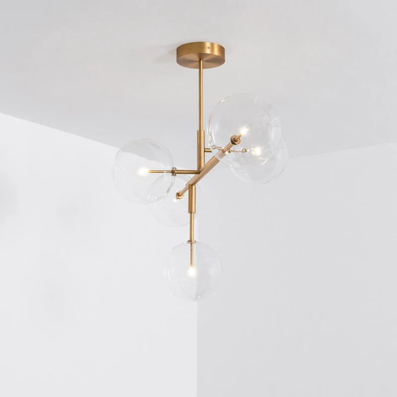 Aero 5-Light Modern Brass Chandelier - Image 3
