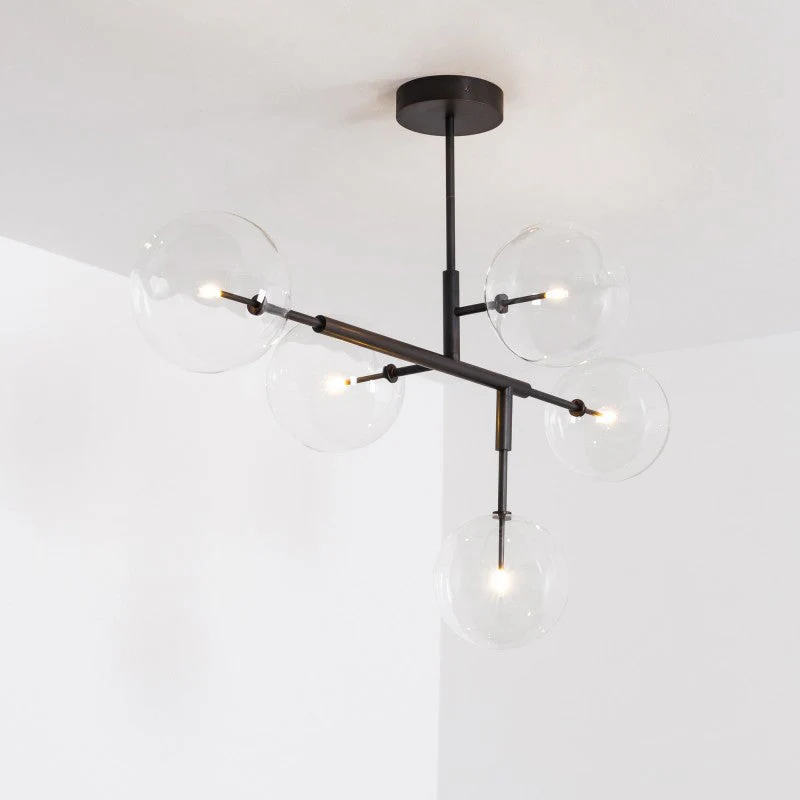 Aero 5-Light Modern Brass Chandelier - Image 5