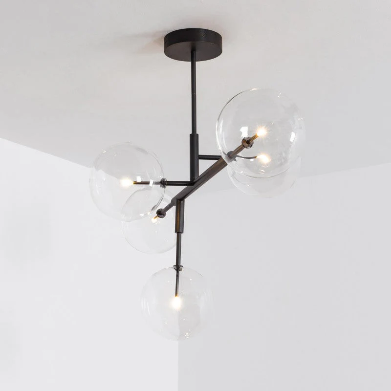 Aero 5-Light Modern Brass Chandelier - Image 6