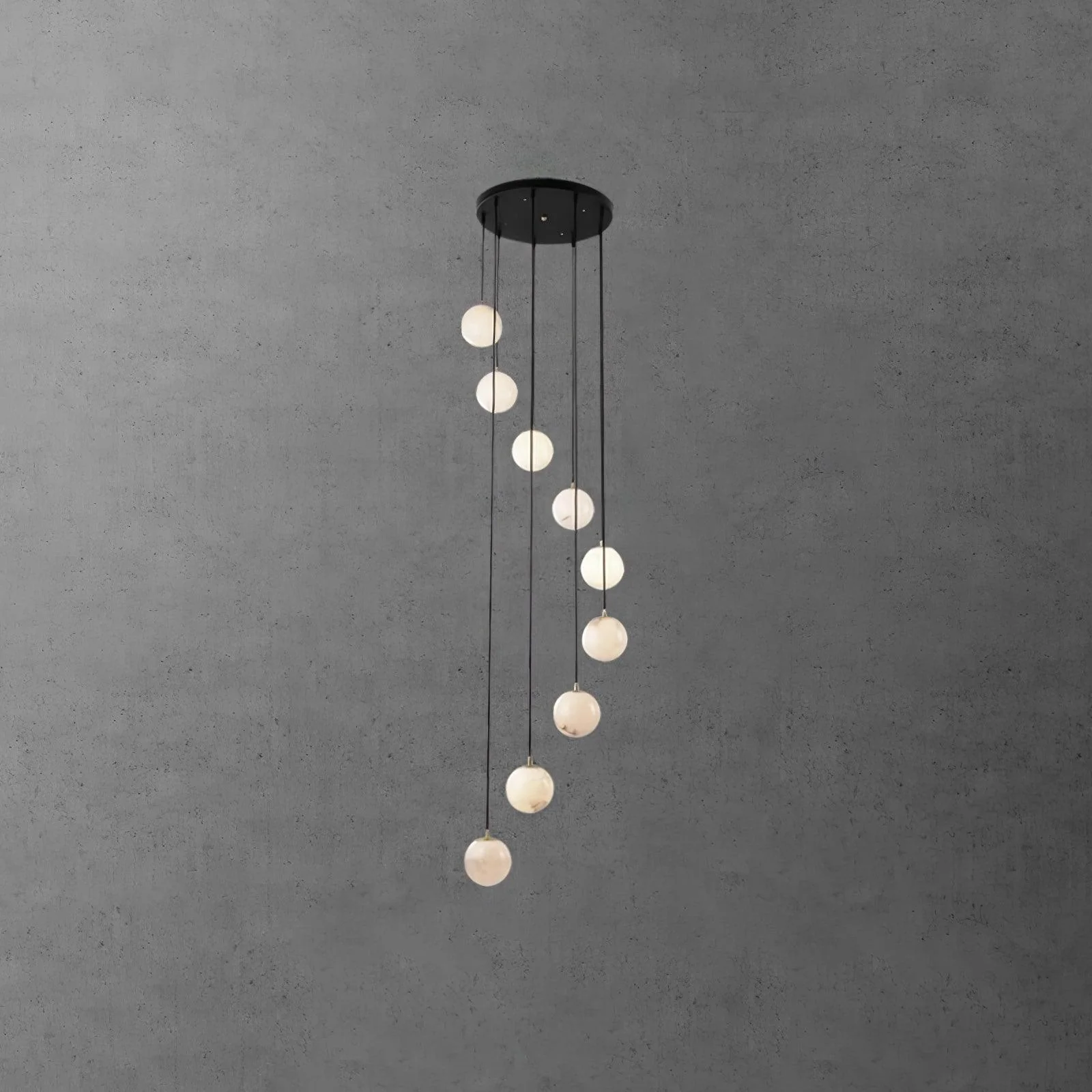 Alabaster Balls Cluster Chandelier - Image 32