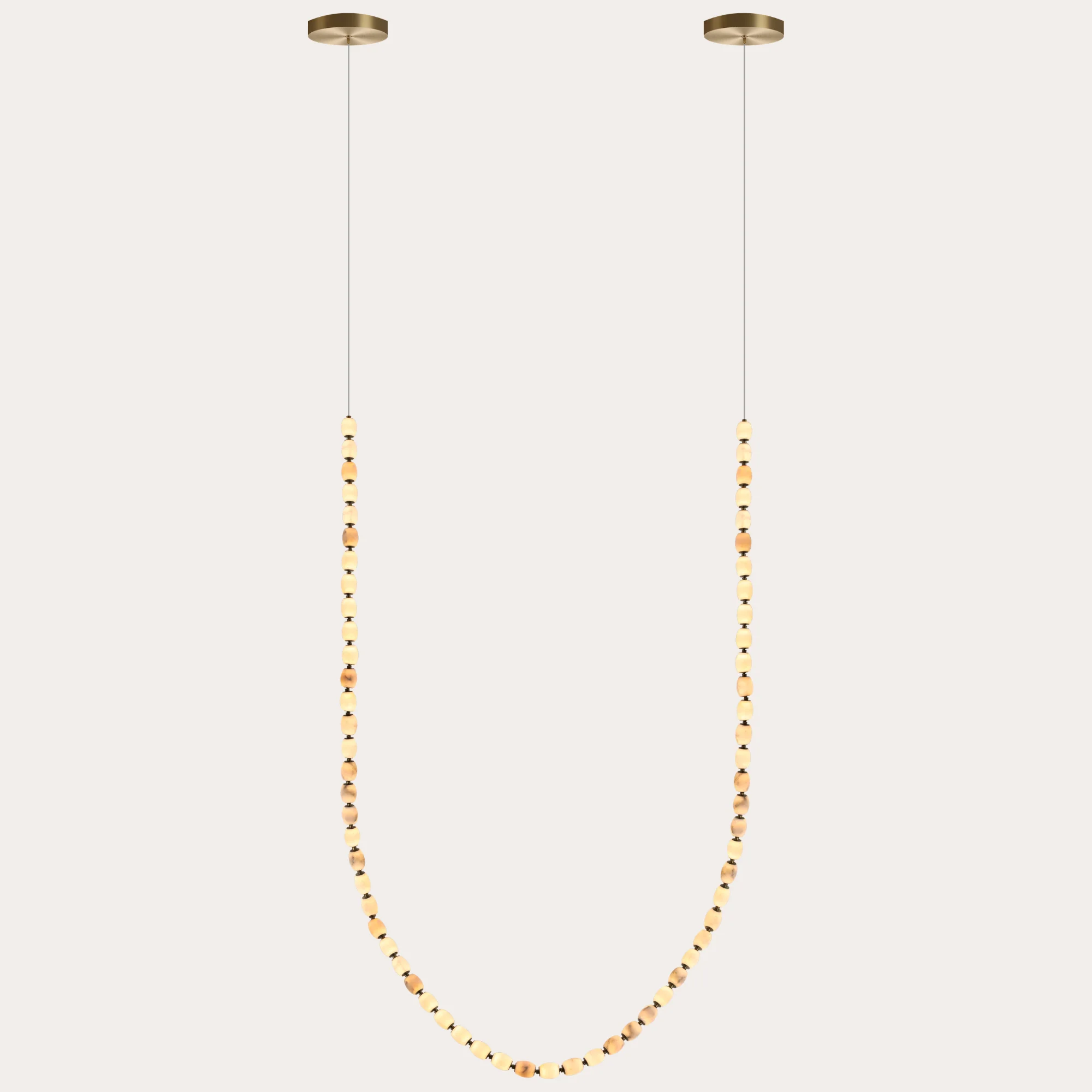 Alabaster Bead LED Pendant Light - Image 18