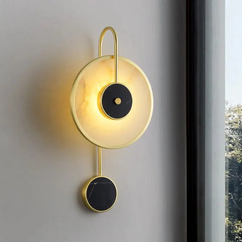 Alabaster Bedroom Modern Wall Sconces Lighting - Image 2