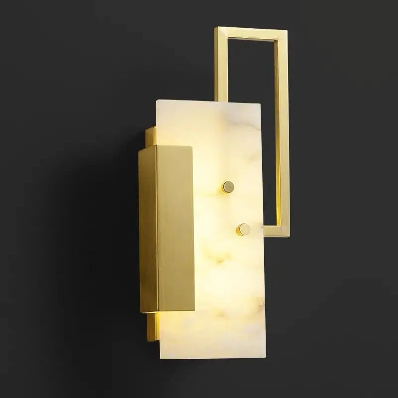 Alabaster Bedroom Wall Sconces Light - Image 2