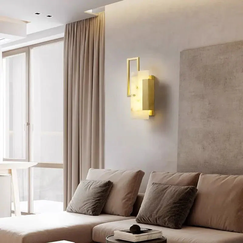 Alabaster Bedroom Wall Sconces Light - Image 6