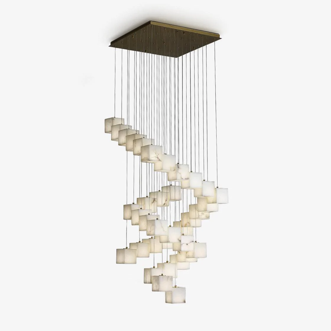 Alabaster Box Pendant Light - Image 2