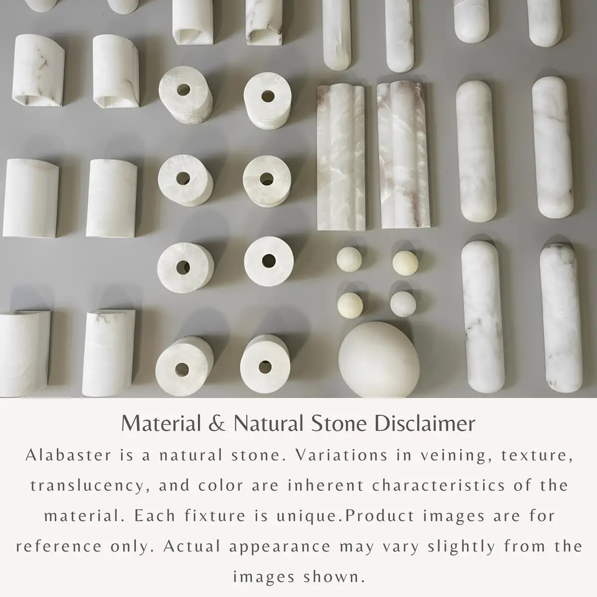 Alabaster Toroid Staircase Chandelier - Image 6